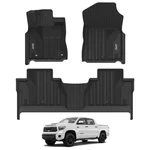 Floor Mats Fit Toyota Tundra 2014-2021 Crewmax Tpe All Weather Black. Fixed Price $179.99.