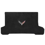 C7 Corvette Stingray Z06 Cargo Conv - Lloyds Mats With Crossed Flag Jet Black. Fixed Price $207.99.