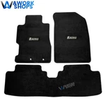 For 01-05 Honda Civic 02-05 Si Nylon Floor Mats Black Carpets W/ Racing. Fixed Price $59.49.