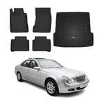 For Mercedes-benz E63 Amg 07-09 Floor Mat And Cargo Liner Set Premium 1ST, 2ND. Fixed Price $209.90.