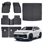 Rystark Floor Mats & Cargo Liner For Volkswagen Tiguan 2025-2026 Seats Tpe. Fixed Price $77.99.