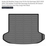 Auxko All Weather Cargo Liner Trunk Mat For Kia Sportage 2023 2024 2025 Black. Fixed Price $35.00.
