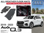 2019-2023 Audi Q3 Genuine All-weather Floor Mats Front 83B-061-221-041. Fixed Price $132.55.