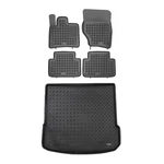 Rezaw-plast Rubber Mats Set For Audi Q7 2007-2015 Pe Cargo Odor Custom. Fixed Price $159.89.