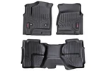 Rough Country Floor Mats For 14-18 Chevy/gmc 1500/2500HD Double Cab M-21412. Fixed Price $159.95.