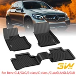 3W Floor Mats For Mercedes Benz All Weather Custom Fit Liner Black Non-slip. Fixed Price $114.99.