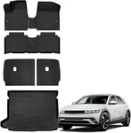 Auxko All Weather Floor Mats Cargo With Backrest For Hyundai Ioniq 5. Fixed Price $69.30.