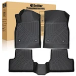 Fits 2011-2015 Chevrolet Cruze Tpe 3D Front & 2ND Row Floor Mats Liner Set Black. Fixed Price $85.99.