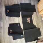 Oem New 17-25 Ford King Ranch Espresso Brown Carpet Floor 3 Mats With Logo. Fixed Price $169.95.