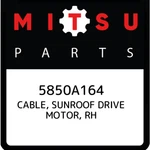 Mitsubishi Cable, Sunroof Drive Motor, Rh 5850A164, New Genuine Oem Par. Fixed Price $84.76.