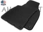 Vag Audi A4 B6 B7 2001 2009 Front Black Rubber Floor Mats Genuine 8E1061501A041. Fixed Price $144.03.