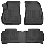 Husky Liners Fits 2016 Chevy Malibu Weatherbeater Black Front & 2ND Seat Floor. Fixed Price $149.99.
