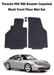Porsche 911 996 Genuine Front Floor Mats Black Lhd 00004480053A10. Fixed Price $249.00.