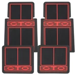 Restoparts Red Rubber Plasticolor Floor Mat Set For 1964-1973 Pontiac Gto. Fixed Price $149.98.