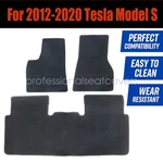 Waterproof Front+rear Floor Mats Carpet Velour For 2012-2020 Tesla Model Black. Fixed Price $35.19.