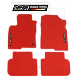 For 22-26 Honda Civic Sedan Floor Mat Carpet Front & Rear Red Nylon W/ Mugen. Fixed Price $58.99.