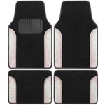Carbella Shiny Glitter Mats - Sparkle Bling Auto Floor Pink Silver. Fixed Price $34.99.