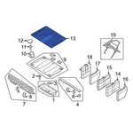 Ford Bronco 2021-2025 M2DZ58047A74BA Rear Cargo Cover. Fixed Price $165.24.