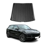 Omac Cargo Mats Liner For Porsche Cayenne 3.GEN 2019-2026 Black All-weather Tpe. Fixed Price $59.99.