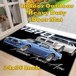 1979 Pontiac Trans Am Classic Muscle Car Blue And White Door Mat Entry Rug. Fixed Price $34.95.