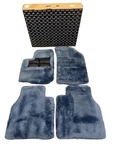 2005-12 Bentley Continental Flying Spur Lambs Wool Floor Mats Portofino Blue New. Fixed Price $1949.00.