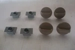 Jaguar Xjs 94-96 Front Carpet Floor Mat Securing Kit Seat Module Cover. Fixed Price $49.99.