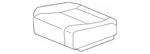 Genuine Honda Cover Rear Seat Cushion Trim *NH361L* (gray) 82131-SJC-A22ZB. Fixed Price $277.03.