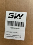 3W Floor Mats & Cargo Liner For Bmw X5 2019-2025 All Weather Tpe Blck Pass. Fixed Price $115.00.