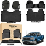 Oedro Car Floor Liners Mats Set 2010-2014 & 2015-2026 Ford F-150 Crew Cab. Fixed Price $135.99.