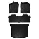 Smartliner Black 1ST & 2ND Row Floor Liners Cargo For Lincoln Mkx. Fixed Price $258.99.