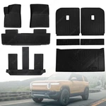 Tpe Floor Mats/trunk Cargo Liner+backrest For 2022-2024 Rivian R1S 7 Seats. Fixed Price $155.35.