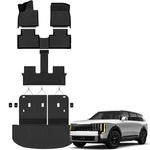 All Weather Floor Mats Cargo With Backrest For Kia Telluride 2027 Gas. Fixed Price $252.48.