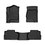 Tpe Floor Mats Fit For 2014-2019 Silverado/sierra Double Cab All Weather Liners. Fixed Price $67.85.