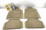 Armorall 78995 Trim-to-fit Rubber Floor Mats, Tan Color, 4-PIECE Set. Fixed Price $40.45.