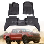 3D Tpe Floor Mats Liners Black 2019-2023 Ford Ranger Supercrew All Weather. Fixed Price $63.99.