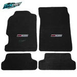 Black Nylon Floor Mats Fits 97-01 Honda Prelude Carpet Front Rear W/emblem. Fixed Price $58.99.