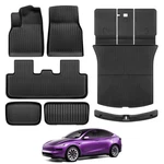 Tsldrv Floor Mats For Tesla Model Y Juniper 2025-2026 5-SEAT With Trunk Liner. Fixed Price $107.99.