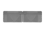 Weathertech All-weather Floor Mats For W25GR 2ND Row Grey. Fixed Price $48.95.