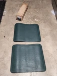 1973 Chevrolet Vega Nos Rear Floor Mats Set Gm 989127 Dark Green Pontiac 487792. Fixed Price $150.00.
