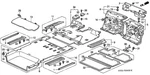 Genuine Honda Floor Mat Set *YR168L* 83600-SCJ-A00ZC. Fixed Price $325.13.