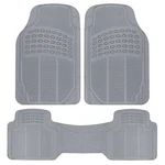 Bdk 3-PIECE Gray Rubber Floor Mats (front + Rear), Heavy Duty Universal Fit L.... Fixed Price $22.50.