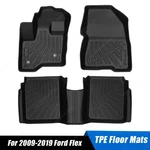 2009-2019 Ford Flex 5-PASSENGERS Front & Rear Row Tpe Floor Mats Liners Set. Fixed Price $66.19.