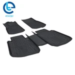 All Weather 2-ROW 3-PIECE Floor Mats Liners Set For Honda Accord 18-2022 Tpe Blk. Fixed Price $55.07.