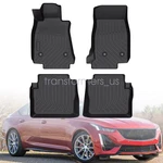 Tpe Front & 2ND Row Floor Mats Liners For 2020 2021 2022 2023 2024 Cadillac CT5. Fixed Price $69.99.