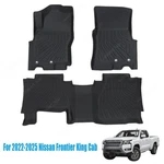 Floor Mats Liner Tpe Fits 2022-2025 Nissan Frontier King Cab 2ROW Waterproof Blk. Fixed Price $76.19.