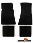 1979-1993 Ford Mustang 4PC Black Classic Loop Front & Rear Floor Lloyd Mats Set. Fixed Price $135.99.