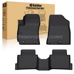 Fits 2024 - 2025 Hyundai Kona Tpe 3D Front & 2ND Row Floor Mats Liner Set Black. Fixed Price $69.29.