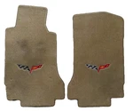 Corvette C6 Gm Lloyd Front Floor Mats 2005-2007E Embroidered Flags Logo. Fixed Price $80.00.
