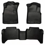 Husky Liners Weatherbeater Black Floor Mats Fits 2005-2015 Tacoma Double Cab. Fixed Price $149.99.