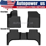 1ST & 2ND Row Floor Mats Liner For 2022 2023 Hyundai Santa Cruz Tpe 4-DOOR 3PCS. Fixed Price $64.09.